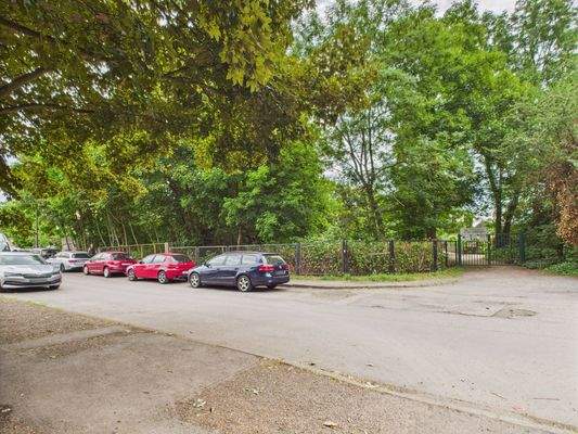 Straßenansicht Herloßsohnstraße/ Gartenverein