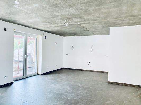 Der offene Küchenbereich