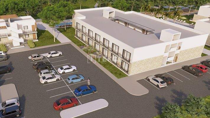 Seafront Flats for Sale in a Developed Complex in Tatlısu