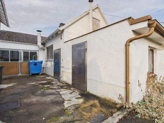 Zugang Innenhof Metzgerei Kühlräume