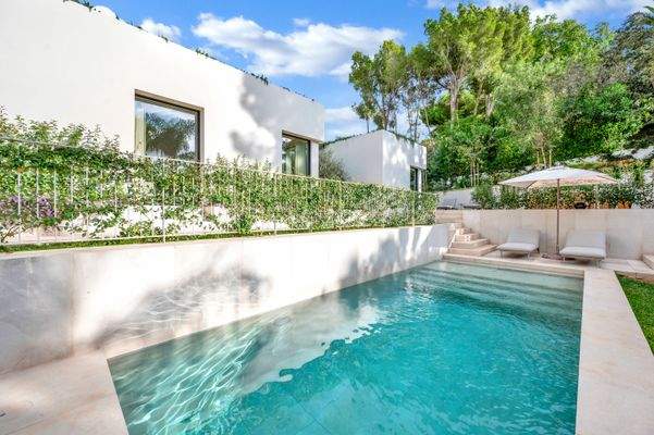 Pool in villa in Portals nous 3