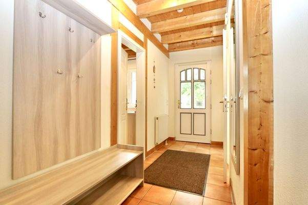 Der einladende Eingangsbereich