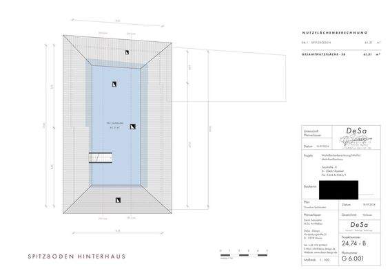 Grundriss Dachgeschoss - HH