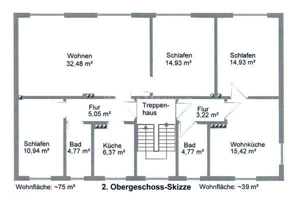 3470 Grundriss H11 2. Obergeschoss
