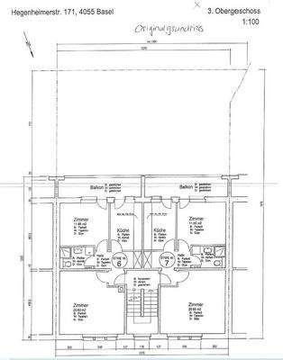 Grundriss Hegenheimerstrasse 171