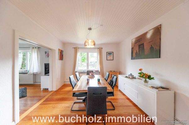 Essbereich im Erdgeschoss