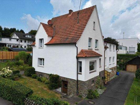 Außenansicht vom Wohnhaus 