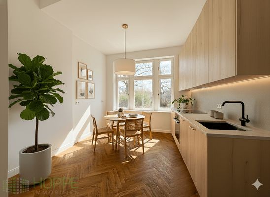 Küche (Einrichtungsbeispiel KI generiert)