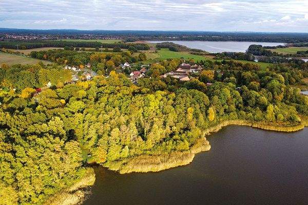 Luftaufnahme von links