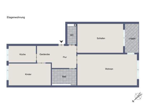 Grundriss-Illustration