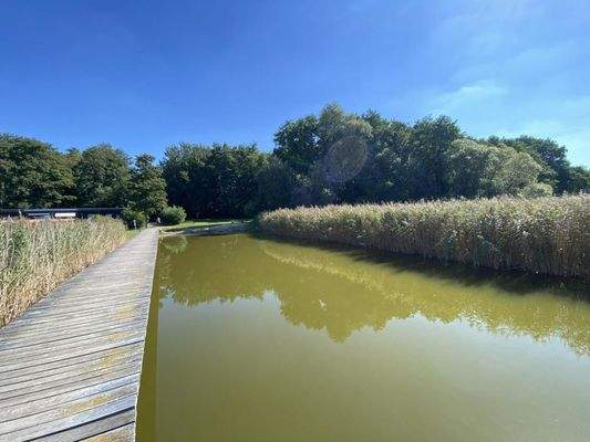 Badestelle der Bungalowsiedlung