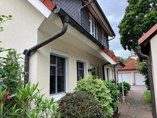 Seitenansicht Häuser