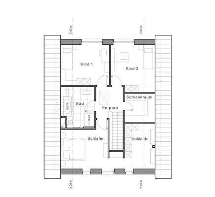 Grundriss Dachgeschoss