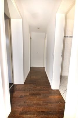 Alle Zimmer sind direkt vom Flur aus begehbar