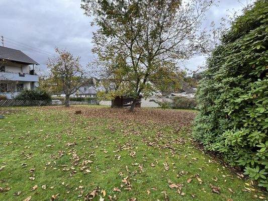 Unterer Grundstücksbereich