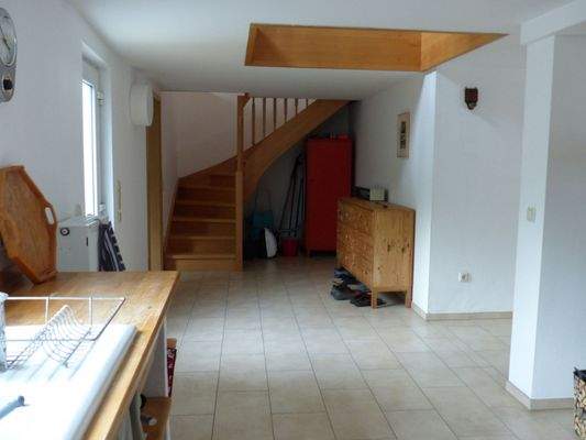 Küche Richtung Treppe