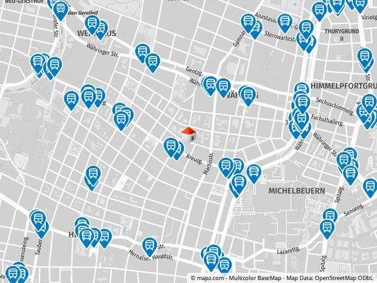 Geolyzer Kartenausschnitt