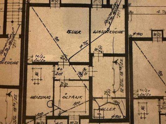 Grundriss Keller