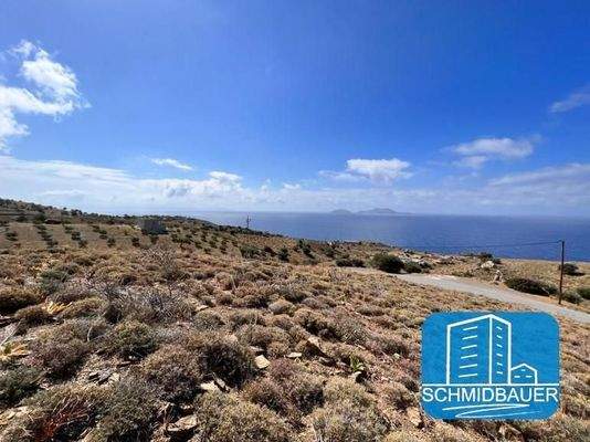 Kreta, Agios Pavlos: Grundstück mit herrlichem Blick auf das Libysche Meer zu verkaufen