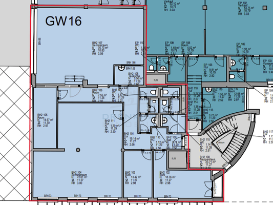 Grundriss GW16 1. OG