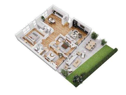 Grundrissskizze Wohnung 11