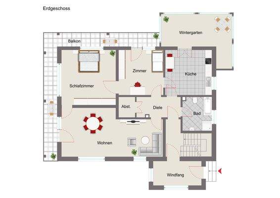 Grundriss Erdgeschoss