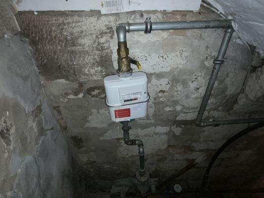 Gaszähler im Keller