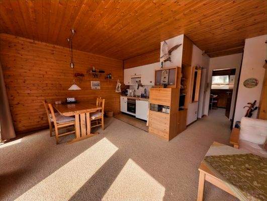 Wohnraum mit Küchenzeile