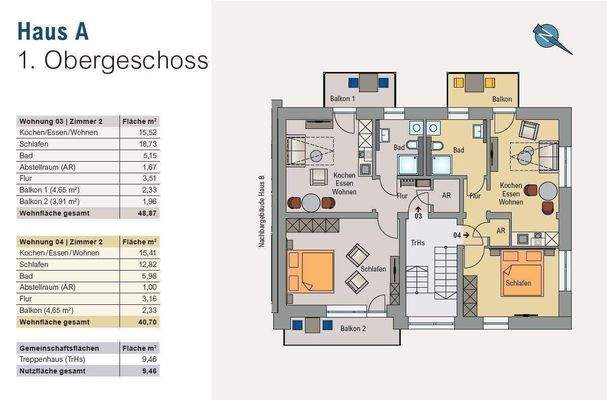 Weitere Wohnungen / Wohnung 03 + 04