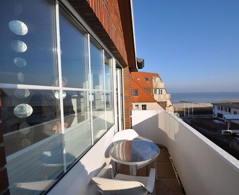 Blick vom Balkon Nordsee