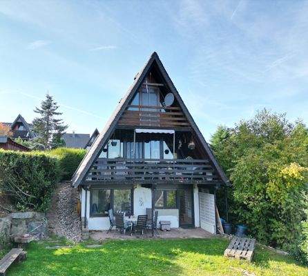 Außenansicht vom Wohnhaus