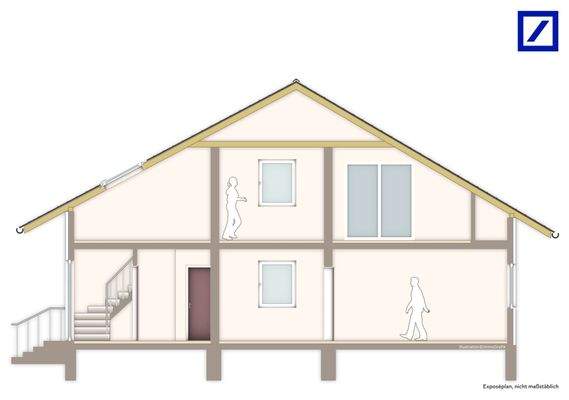 Illustration Gebäudeschnitt