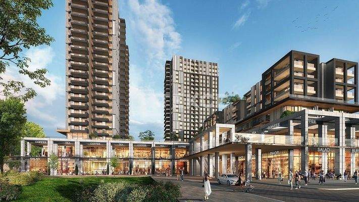 Apartments in the Project with Shopping Center on Eskisehir Road