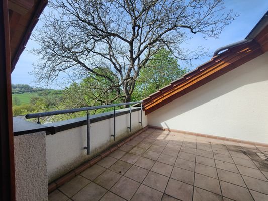 Dachterrasse am Schlafzimmer