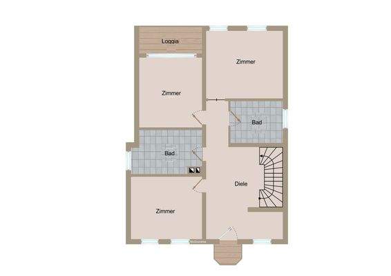 Grundriss Obergeschoss