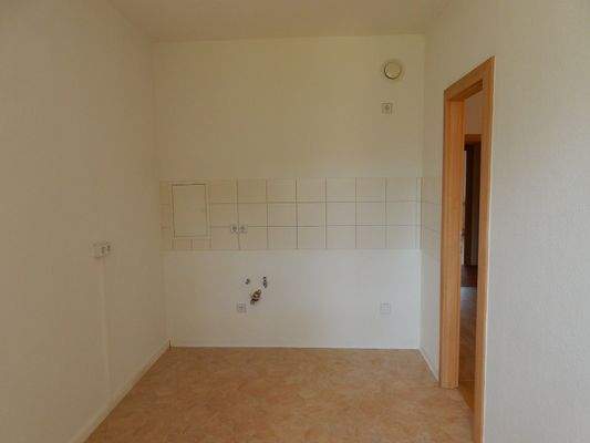 Küche mit Fliesenspiegel