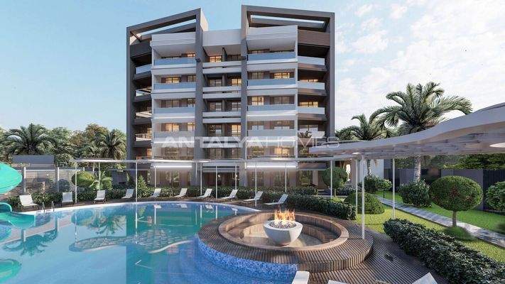 Flats with a Pool in Altıntaş Near the Airport