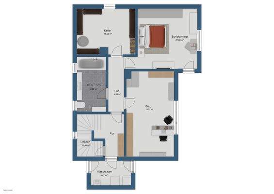 Grundriss Gartengeschoss