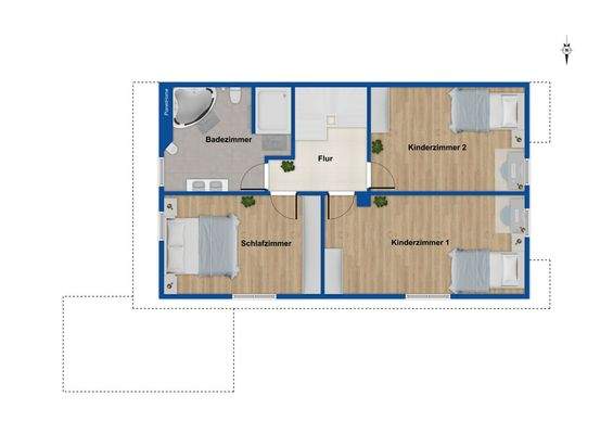 Grundriss Obergeschoss