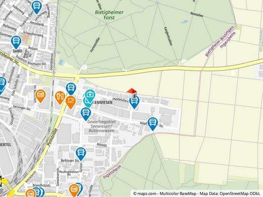 Geolyzer Kartenausschnitt