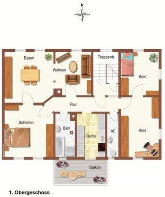Grundriss 1. OG