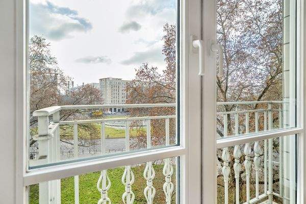 Ausblick vom Wohnzimmer