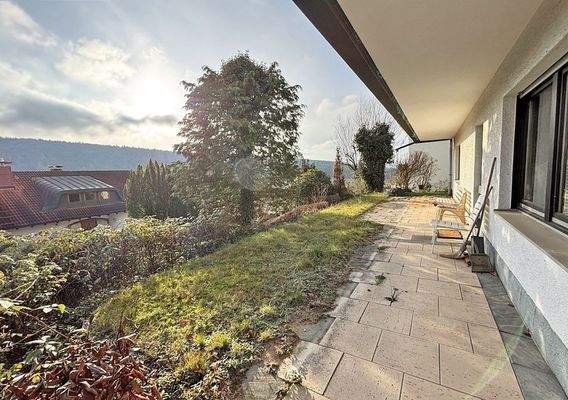 Terrasse im Untergeschoss