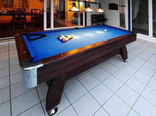 Billardtisch im Wintergarten