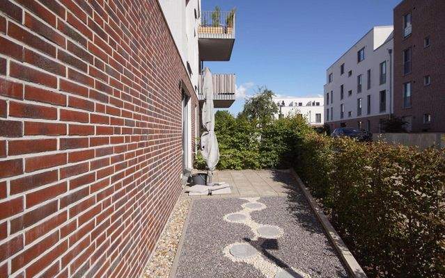 Blick auf die Terrasse