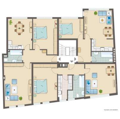 Grundriss 2.Obergeschoss Vorderhaus