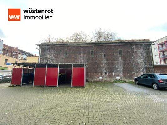 Die Dachterrasse kann bebaut werden