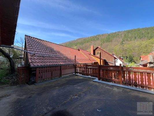 Weitläufige Terrasse 