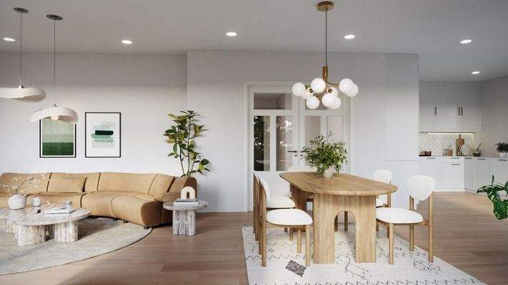 Beispielansicht Wohnen/Essen