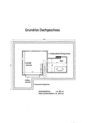 Grundriss Dachgeschoss